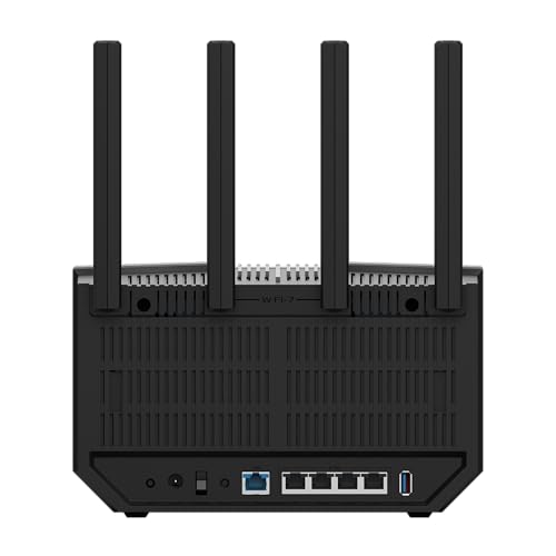 ASUS RT-BE92U BE9700 Tri-Band WiFi 7 Router – 320MHz Bandwidth, 4096-QAM, AiMesh, VPN Support