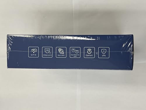 GL.iNet GL-MT6000 Flint 2 WiFi 6 Gaming Router – 2 x 2.5G Ethernet Ports, VPN Support