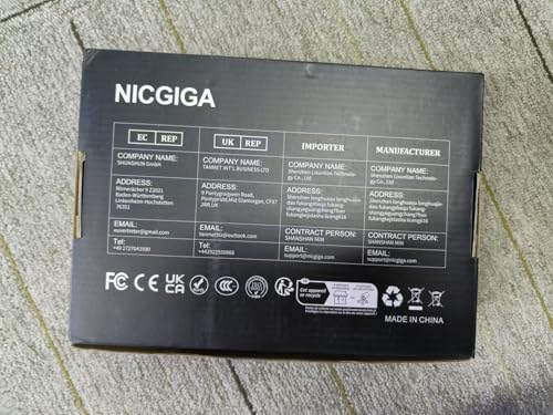 NICGIGA 10-Port 2.5Gb Ethernet Switch – 8×2.5G Base-T, 2×10G SFP+, Unmanaged, Fanless