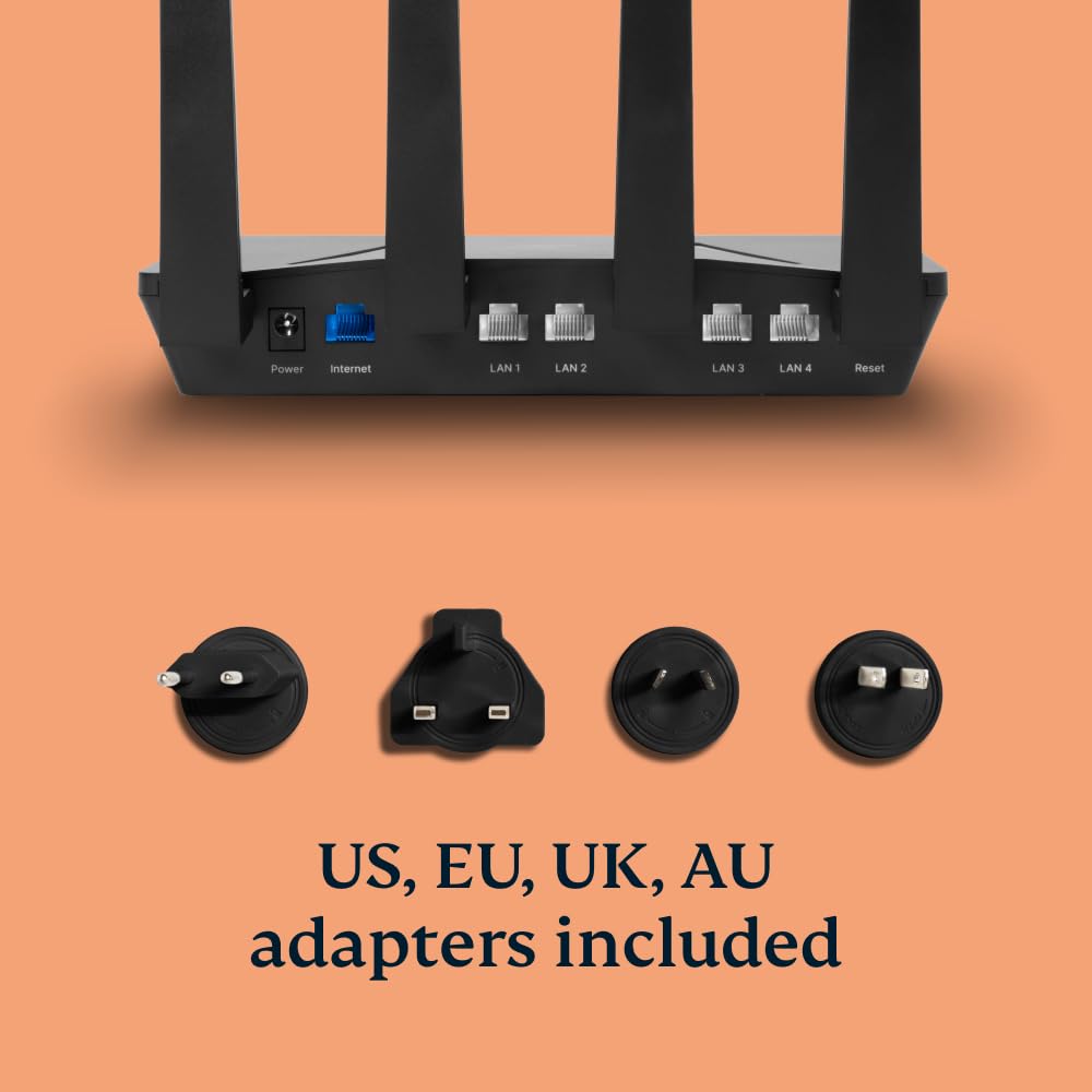 Aircove | Wi-Fi 6 VPN Router for Home | Protect Unlimited Devices | Free 30-Day ExpressVPN Trial | (U.S. & Canada Version)