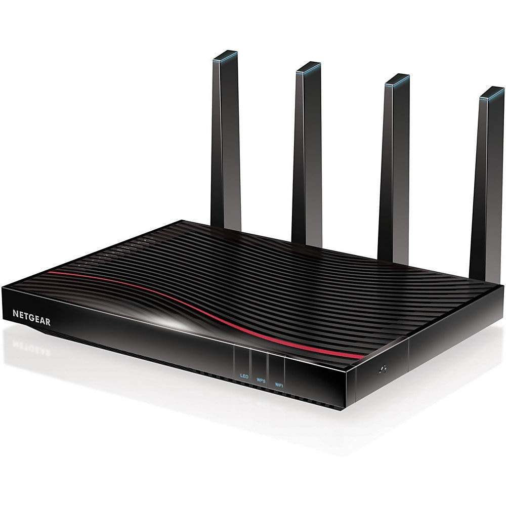 Netgear Nighthawk C7800 Cable Modem WiFi Router Combo – DOCSIS 3.1, AC3200, Renewed