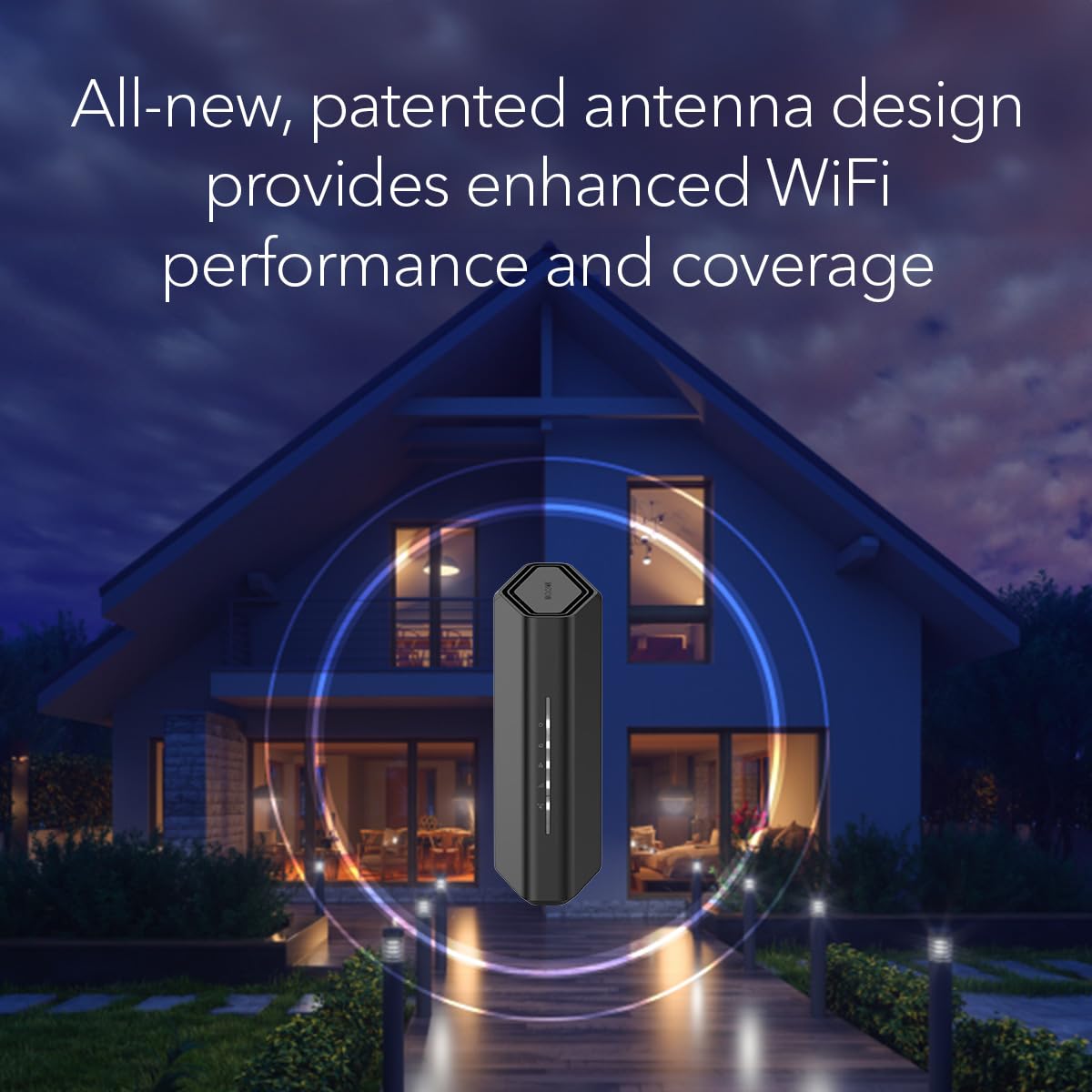 NETGEAR Nighthawk RS90 Dual-Band WiFi 7 Router – BE3600, 2.5Gbps Port, Security