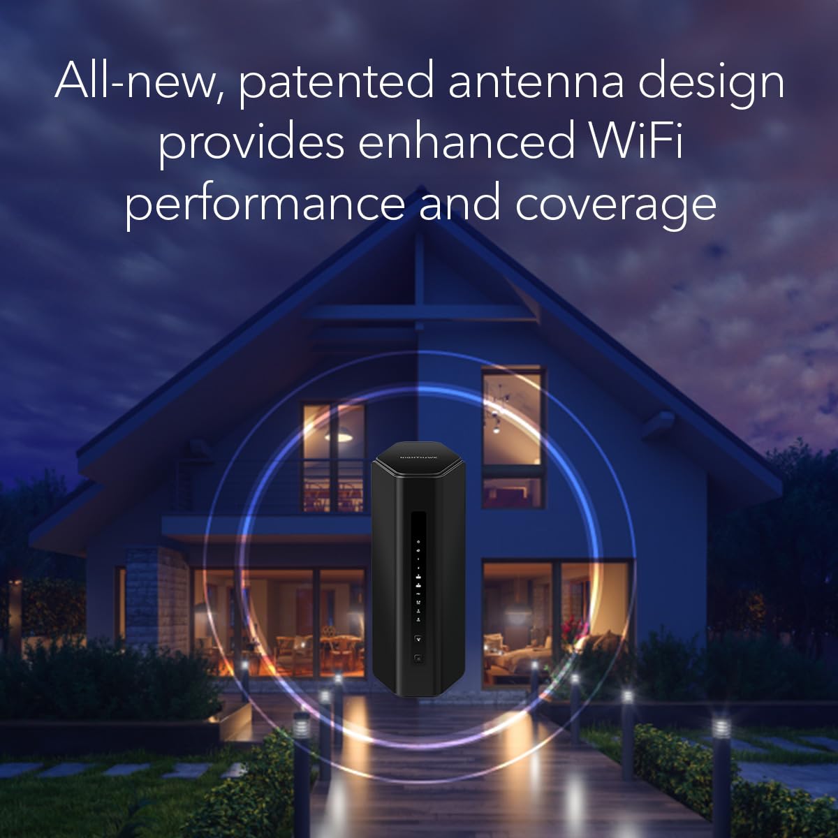 NETGEAR Nighthawk BE9300 WiFi 7 Tri-Band Router – 9.3Gbps, 2.5Gbps Port, USB 3.0