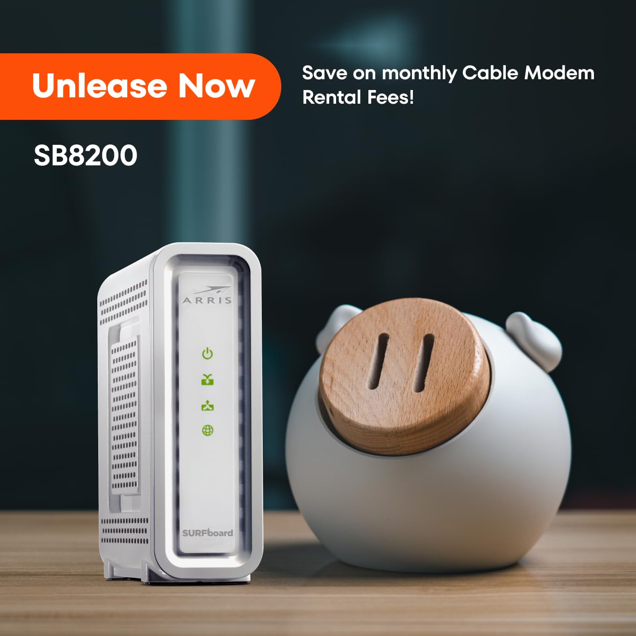 ARRIS SB8200 DOCSIS 3.1 Cable Modem – 32x8, 1 Gbps, No WiFi