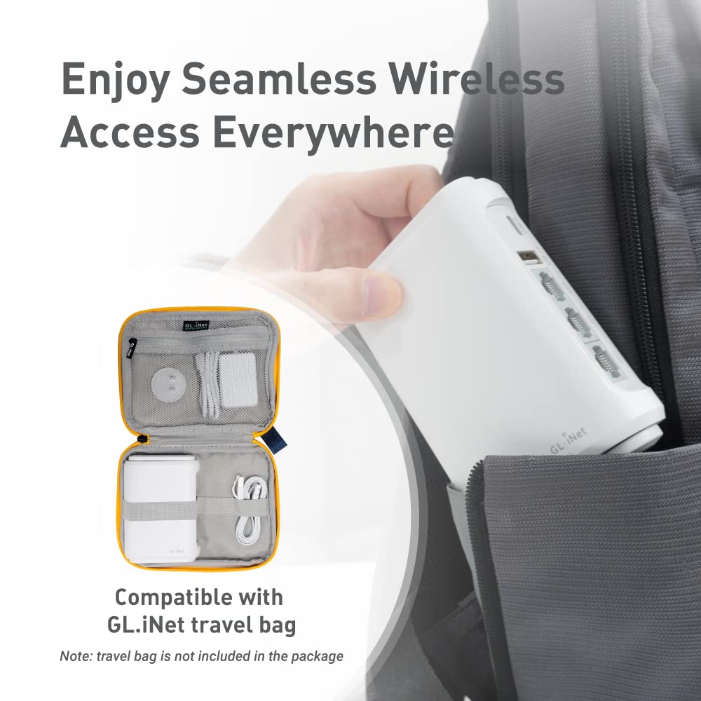 GL.iNet GL-SFT1200 Opal Portable 2.5Gb Dual-Band Travel WiFi Router – VPN, OpenWrt