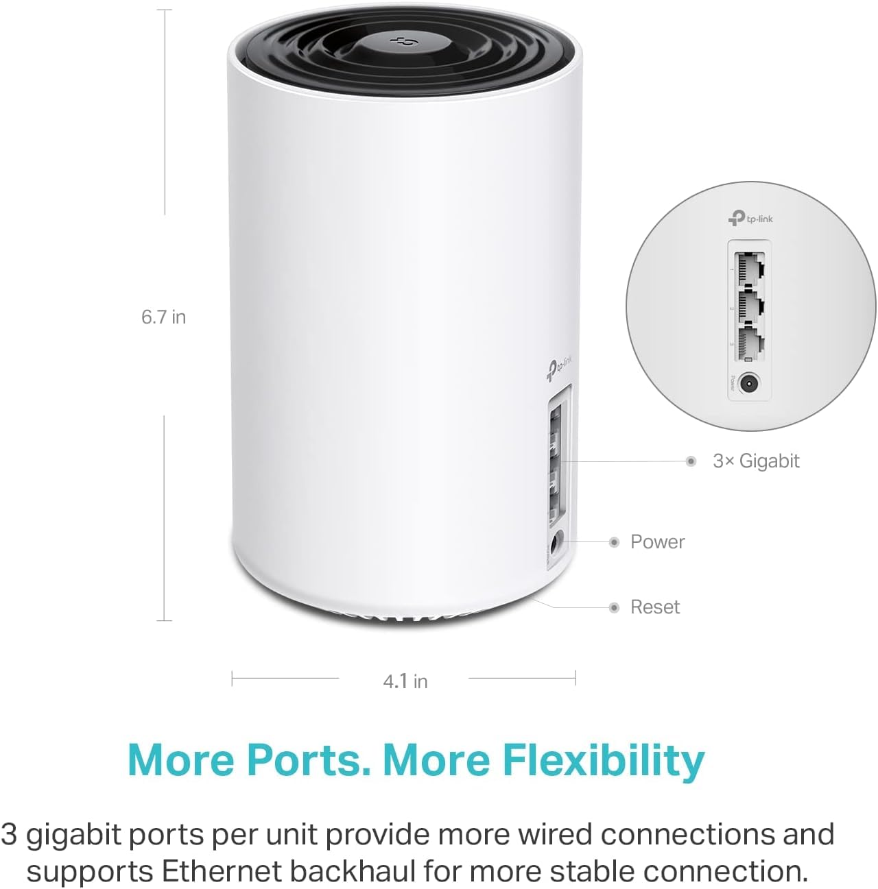 TP-Link Deco XE75 AXE5400 Tri-Band WiFi 6E Mesh System (2-Pack)