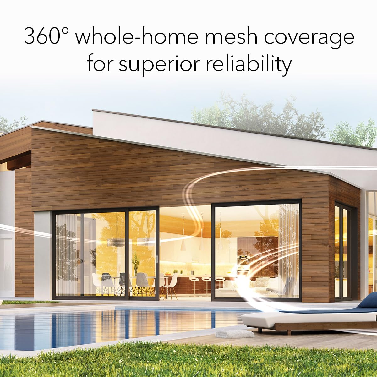NETGEAR Orbi RBE773 Tri-Band WiFi 7 Mesh System – Router + 2 Extenders, Up to 11Gbps, 2.5Gbps Port