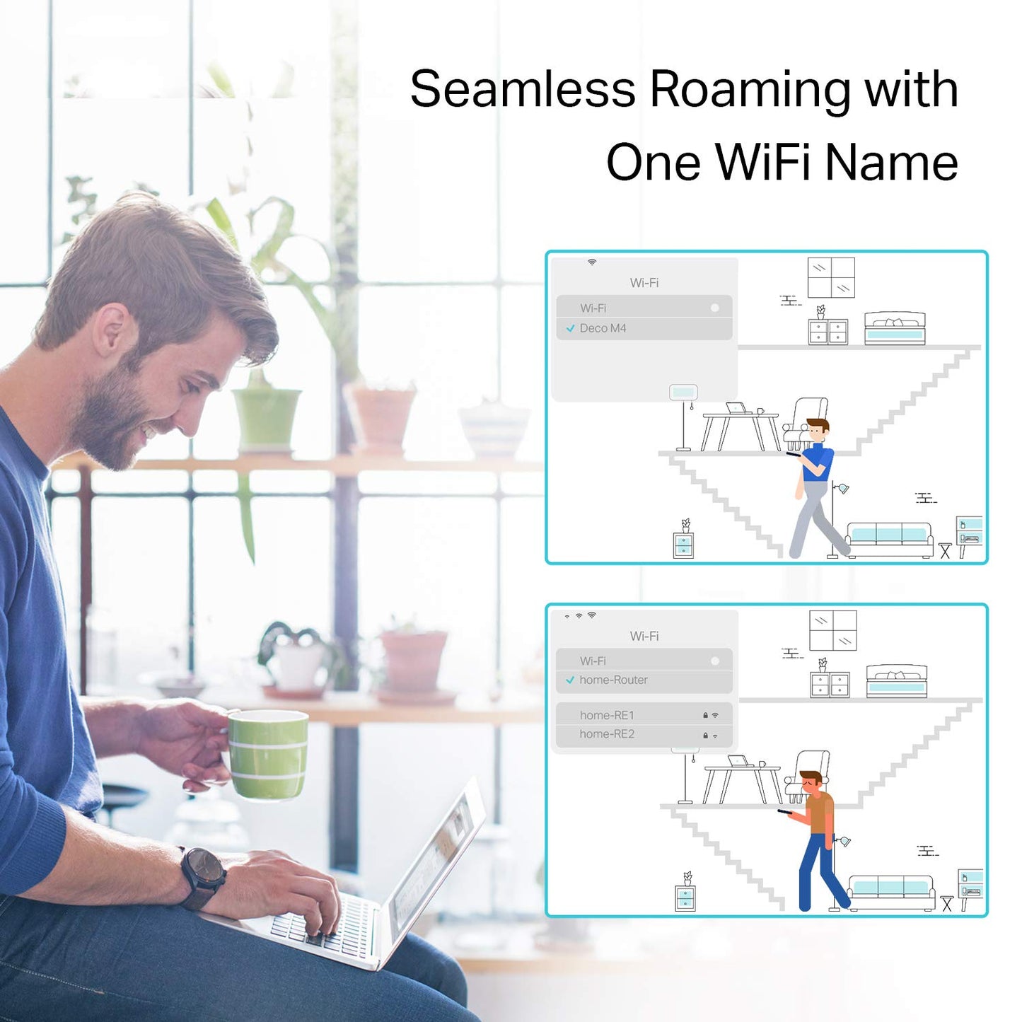 TP-Link Deco S4 AC1900 Mesh WiFi System (3-Pack) – Gigabit Ports