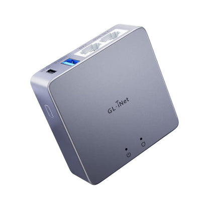 GL.iNet MT2500A Brume 2 Mini VPN Security Gateway – VPN Server/Client, 2.5G WAN, No Wi-Fi, Aluminum Case