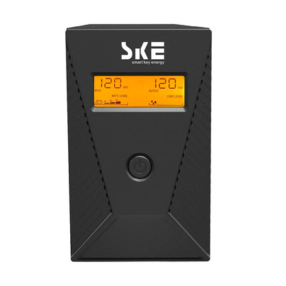 SKE 600VA/360W UPS Battery Backup & Surge Protector – Uninterruptible Power Supply