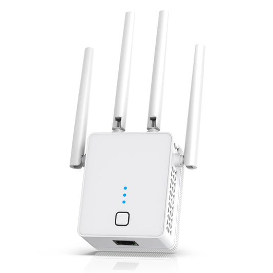 nonser WiFi Extender 1200Mbps Dual Band – 5GHz/2.4GHz, Ethernet Port, Covers Up to 10,000 sq.ft