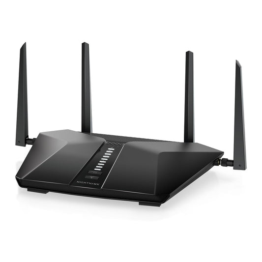 NETGEAR Nighthawk RAX54S Dual-Band WiFi 6 Router – AX5400, 5.4 Gbps, Covers 2,500 sq.ft.