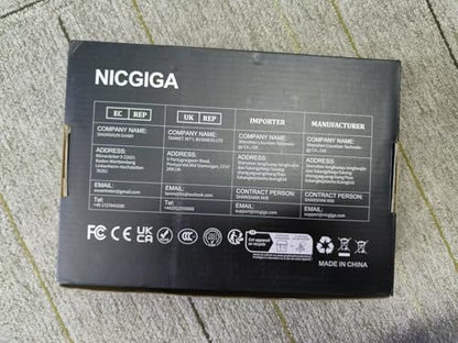 NICGIGA 10-Port 2.5Gb Ethernet Switch – 8×2.5G Base-T, 2×10G SFP+, Unmanaged, Fanless