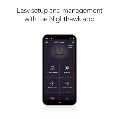 NETGEAR Nighthawk RAX36 WiFi 6 Router – AX3000, Dual-Band, USB 3.0, Gigabit