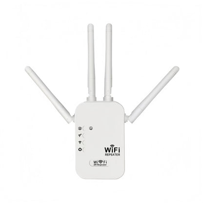 300Mbps Dual-Band WiFi Extender – Coverage up to 10,000 sq ft, Supports 65 Devices, White