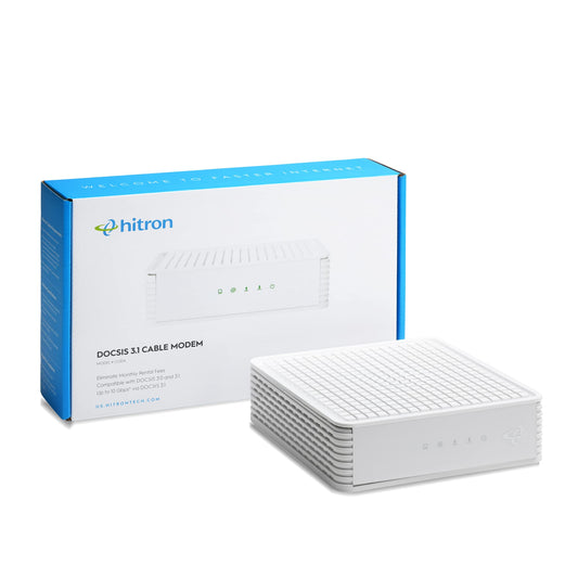 Hitron CODA DOCSIS 3.1 Cable Modem – Up to 1Gbps, Requires Separate WiFi Router