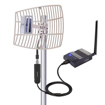 C. Crane CC Vector Long-Range WiFi Receiver – 2.4GHz, Repeats Signal to All Devices