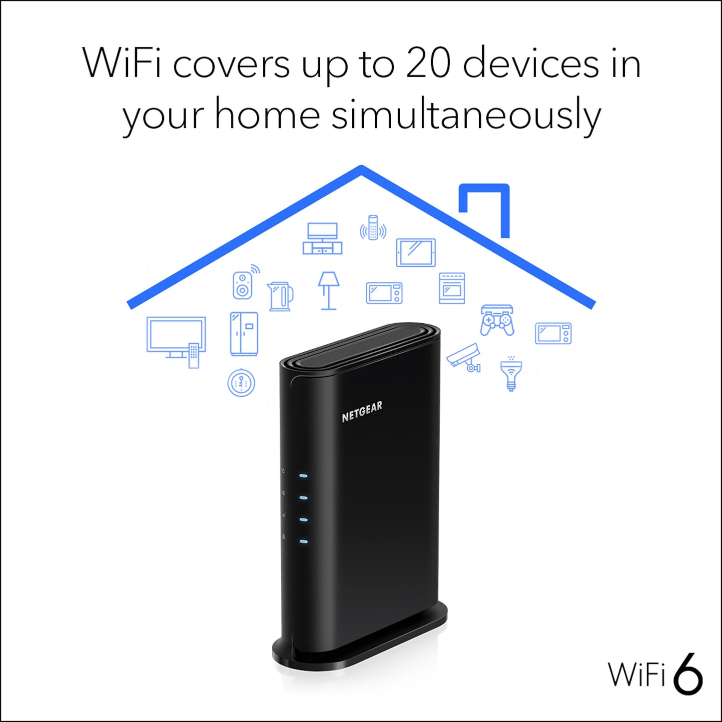 NETGEAR R6700AXv3 WiFi 6 Router – AX1800, Security Features