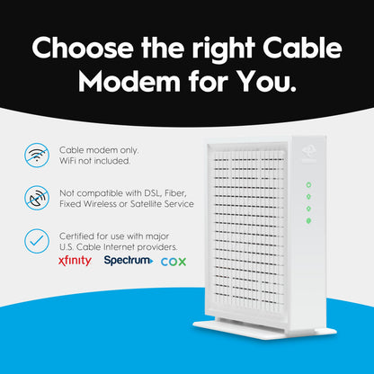 Hitron CODA56 DOCSIS 3.1 Multi-Gigabit Modem – 2.5Gbps Ethernet, No WiFi